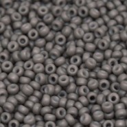Miyuki seed beads 11/0 - Matted opaque grey 11-2317